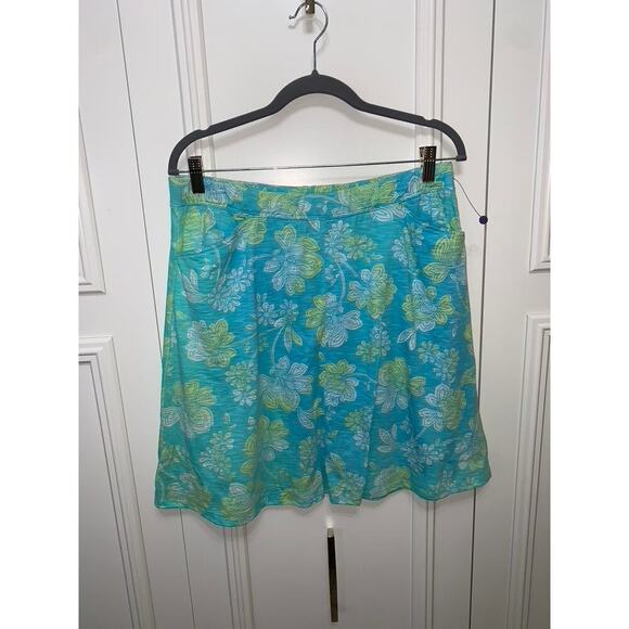 J.Jill Women's Petite A-Line Floral Skirt Medium Multicolor Knee Length‎ Casual - Picture 1 of 5
